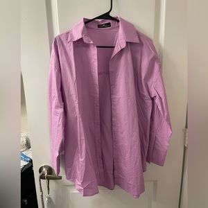 VICI oversized button down